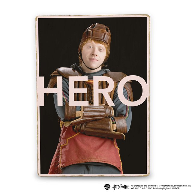Деревянный постер Гарри Поттер Рон Уизли™ (Hero)