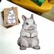 Фігурний дерев'яний пазл Кролик (Кролик Перемоги) XL