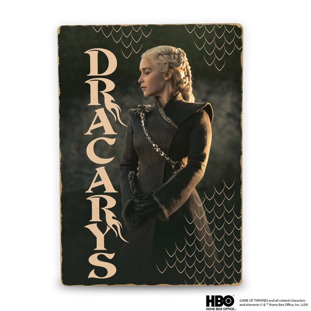 Деревянный постер Игра Престолов Daenerys™ А4