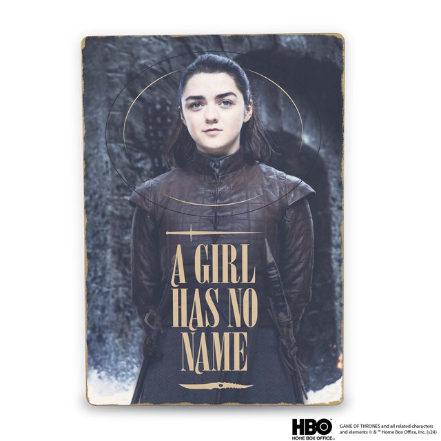 Деревянный постер Игра Престолов Arya Stark™ А4