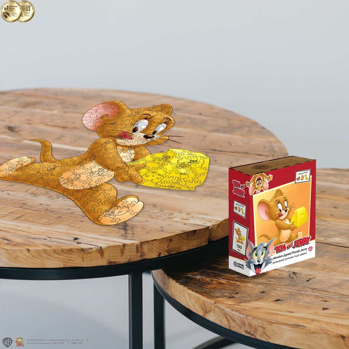 Фигурный деревянный пазл Tom & Jerry&trade; Том XL